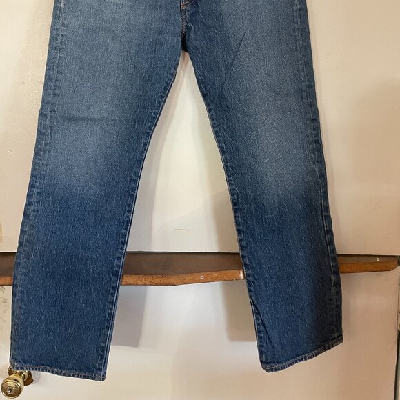 Levi's 501 Button Fly Jeans Classic Straight Leg - Picture 2 of 3